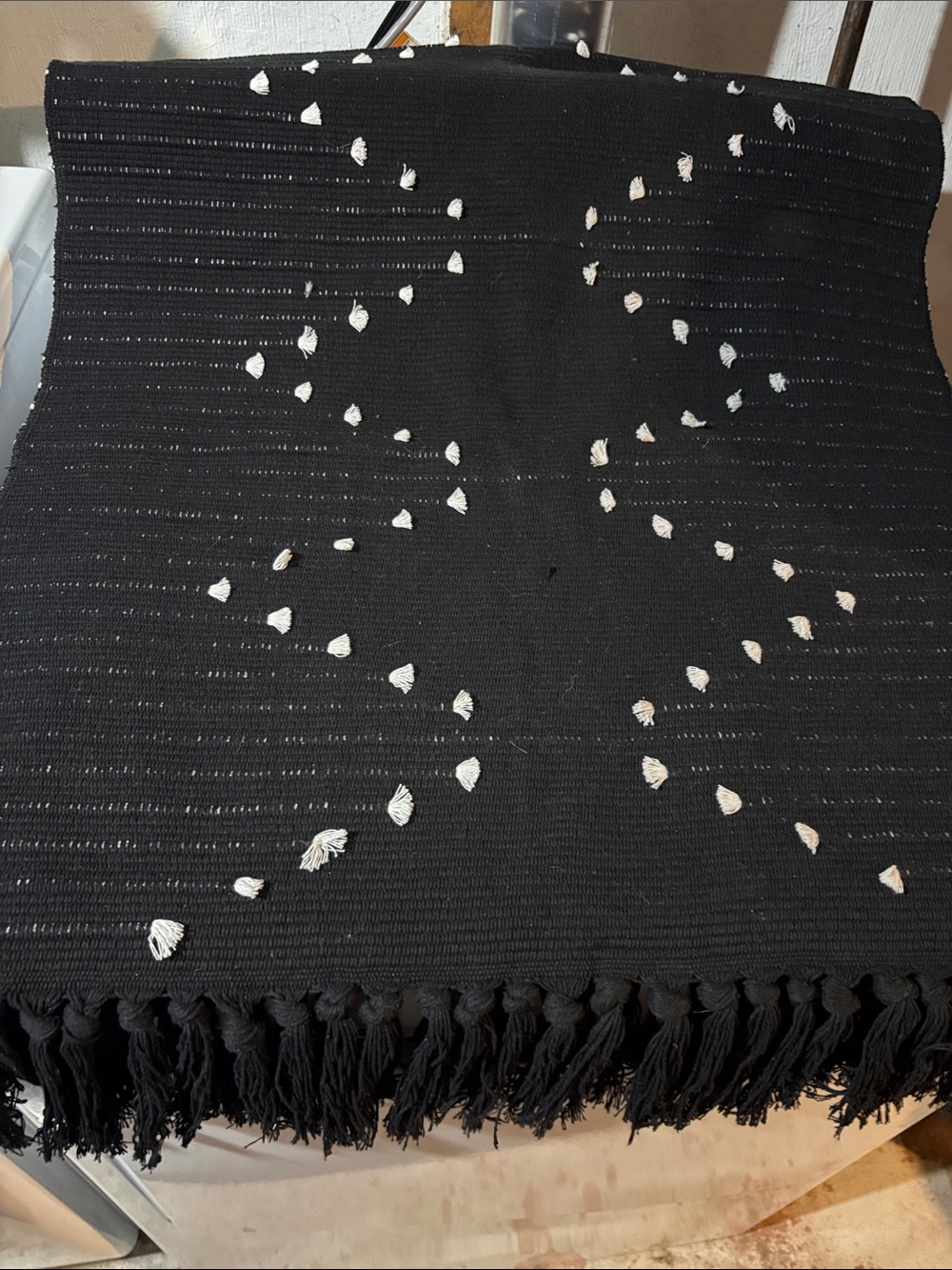 Long Boho Rug with Tassels - Picture 5 of 9